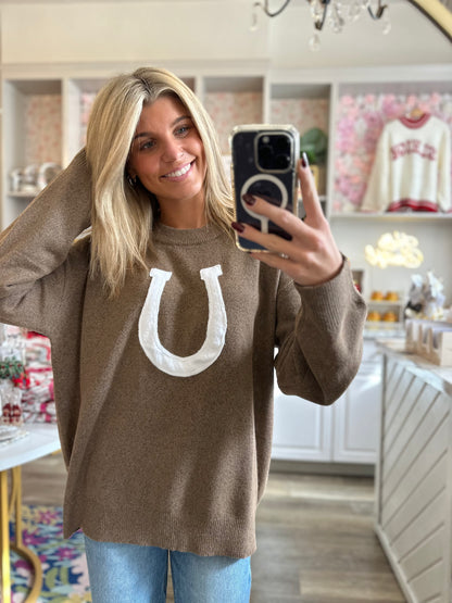 Heidi Horse Shoe Sweater