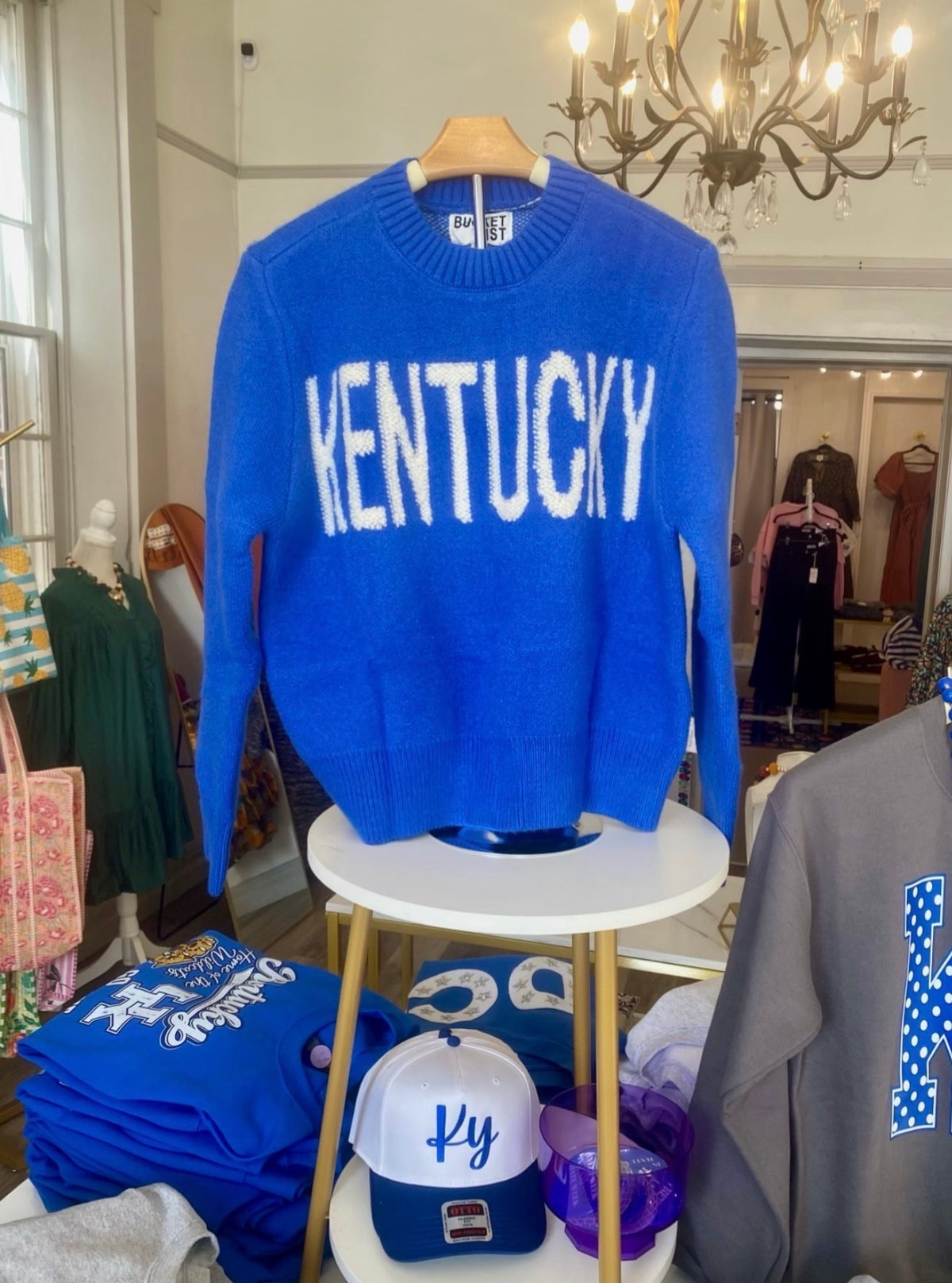 Big Blue Sweater