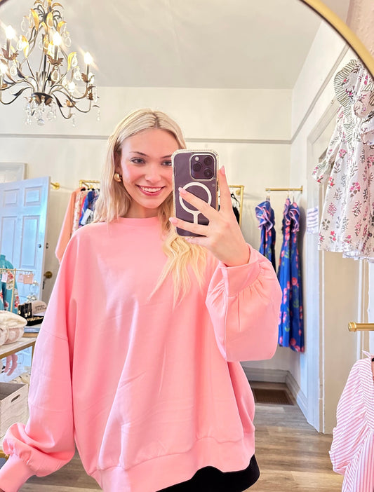 Barbie Pink Scuba Sweatshirt