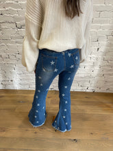 Load image into Gallery viewer, Star Print Flare Jeans
