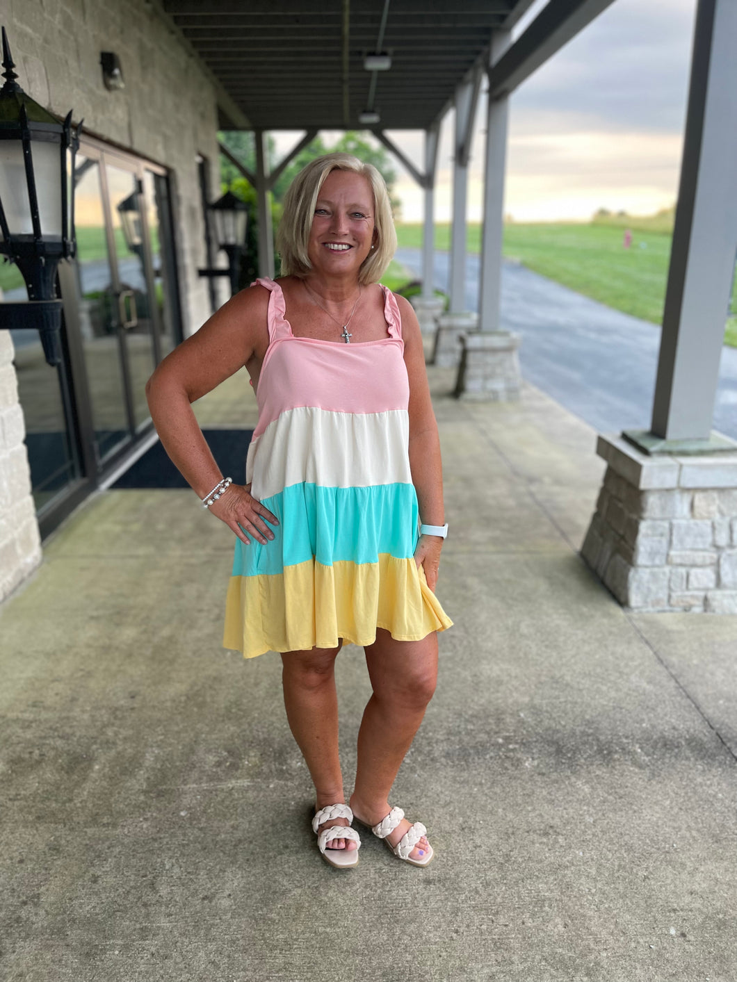 Color Block Sundress